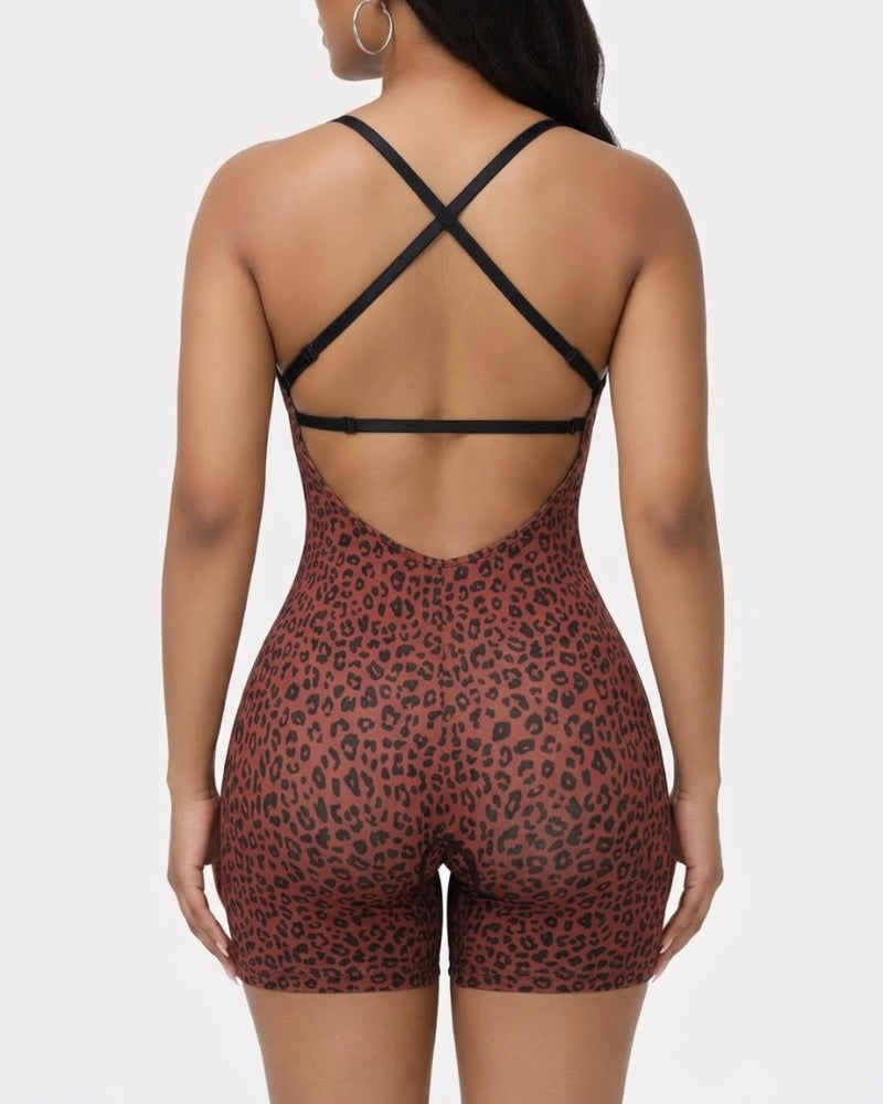 Shapshe® Women's U Plunge Strapless Tummy Control Bodysuit Low Back Built In Bra Shapewear