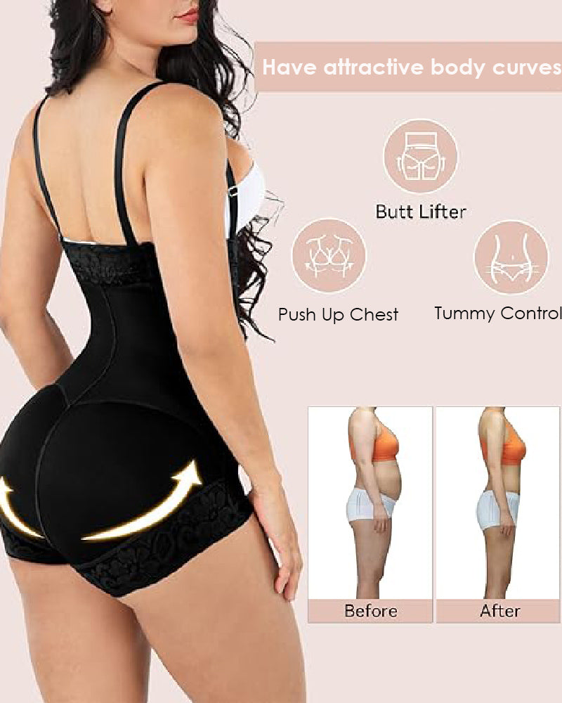 Women's Shapewear Full Body Shaper Hip Lifter Faja Colombiana Waist Trainer