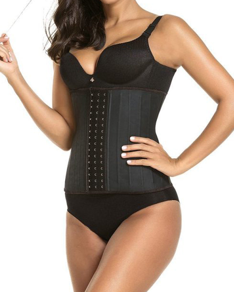 25 Steel Bones Waist Trainer Fitness Slimming Adjustable Body Shaper Belt