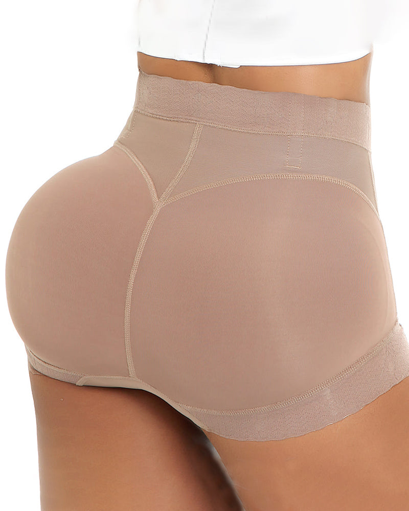 Fajas para mujer, pantalones cortos con control de barriga, ropa interior moldeadora para levantamiento de glúteos