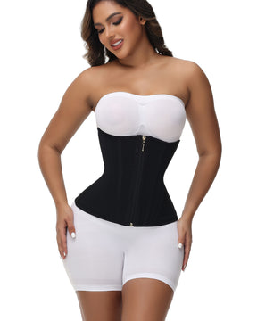 Hourglass Faja Waist Trainer For Women Double Tummy Control Workout Waist Cincher Corset