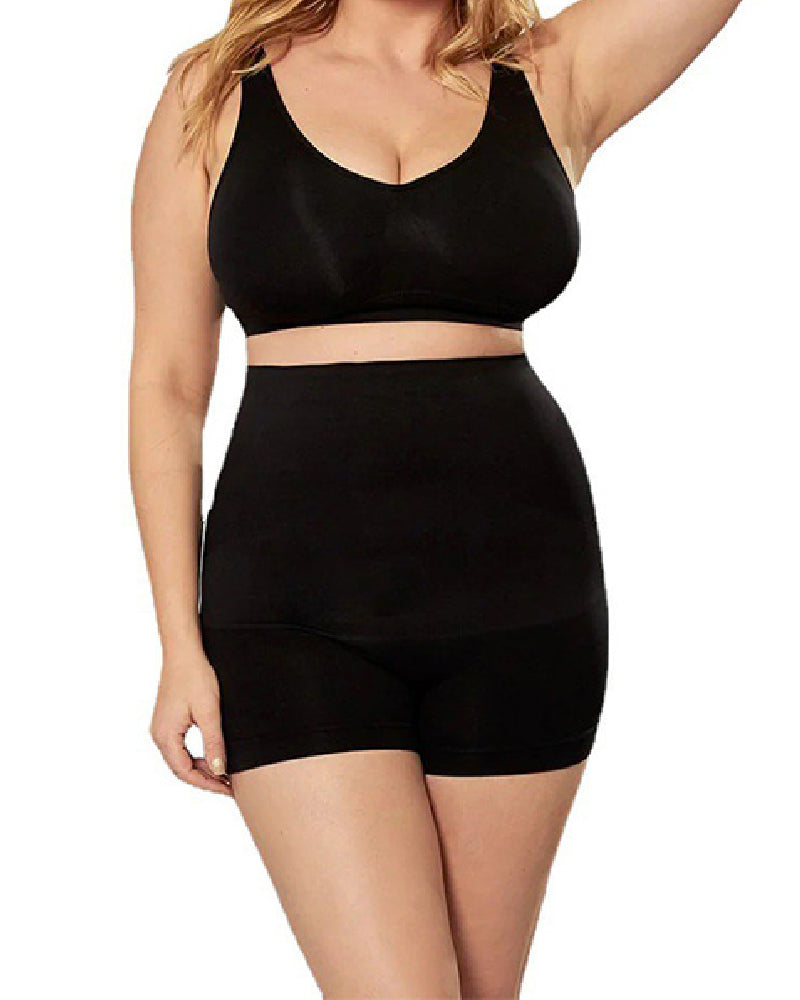 Women's High Waisted Tummy Control Back Smoothing Shaper Boyshorts