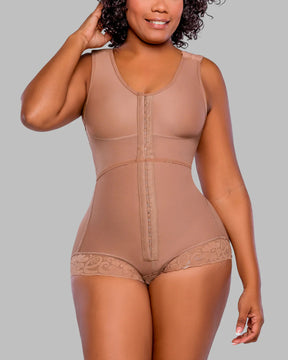 Butt Lifting Shapewear Bodysuit Hook and Eye Tummy Control Slimming Body Shaper