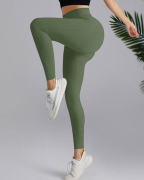 High Waisted Tummy-controlling Peach-hips Nude Long Yoga Pants