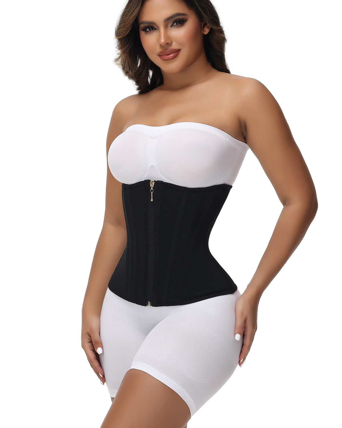 Hourglass Faja Waist Trainer For Women Double Tummy Control Workout Waist Cincher Corset