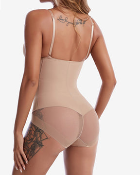 Breast Push Up Butt Lift Bodysuit Shapewear With Bra