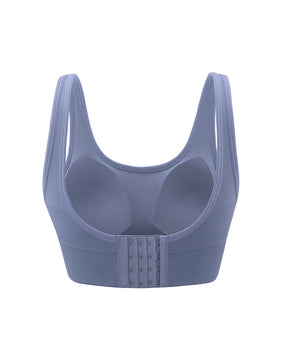 Women's Wireless High Support Adjustable Padded Push Up Crop Tank Top Sports Bra