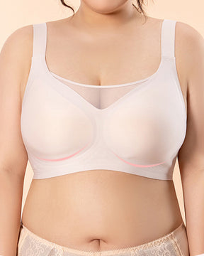 Women's Smooth Minimizer Bra Thin Wireless Soft Support Bralette