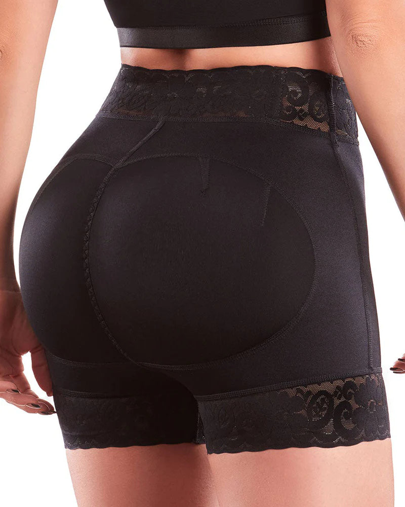 Shaping Shorts with Lace Butt Lifters for Women