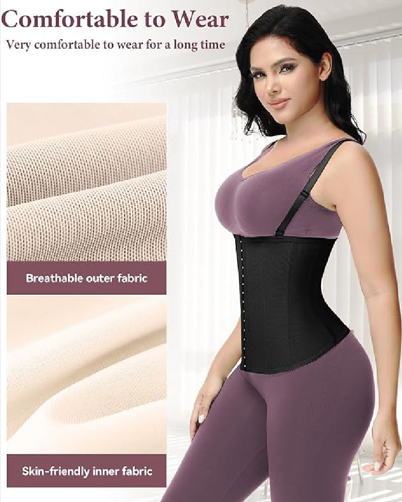 Shapshe® Tummy Control Daily Wear Waist Trainer Removable Strap Waist Cincher Corset