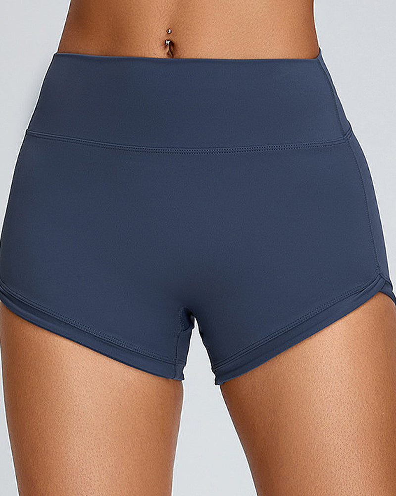 Seamless Hip-lifting Sports Yoga Shorts