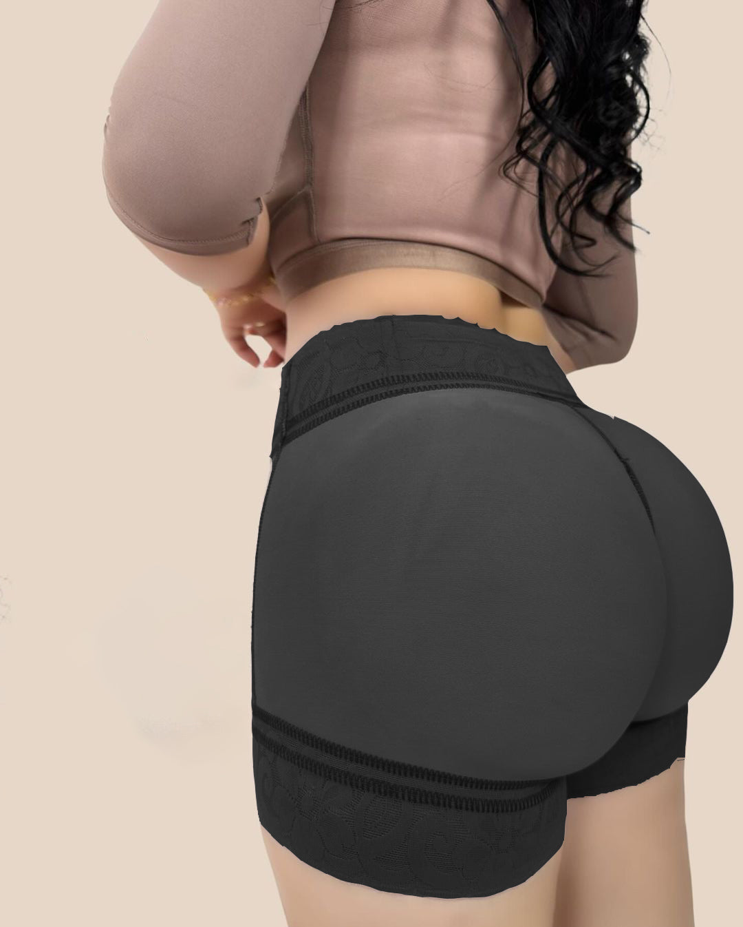 Shapshe® Women's Seamless Lace Butt Lift Tummy Control Shaper Shorts Underwear