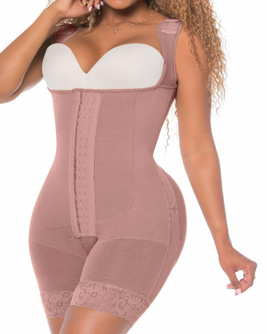 Open Bust Colombianas Fajas Post Surgery Butt Lifter Tummy Control Shapewear