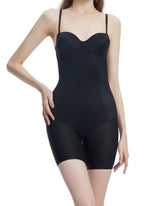 Seamless Mid Thigh Strapless Shapewear Comfort Tummy Control Bodysuits With Bra