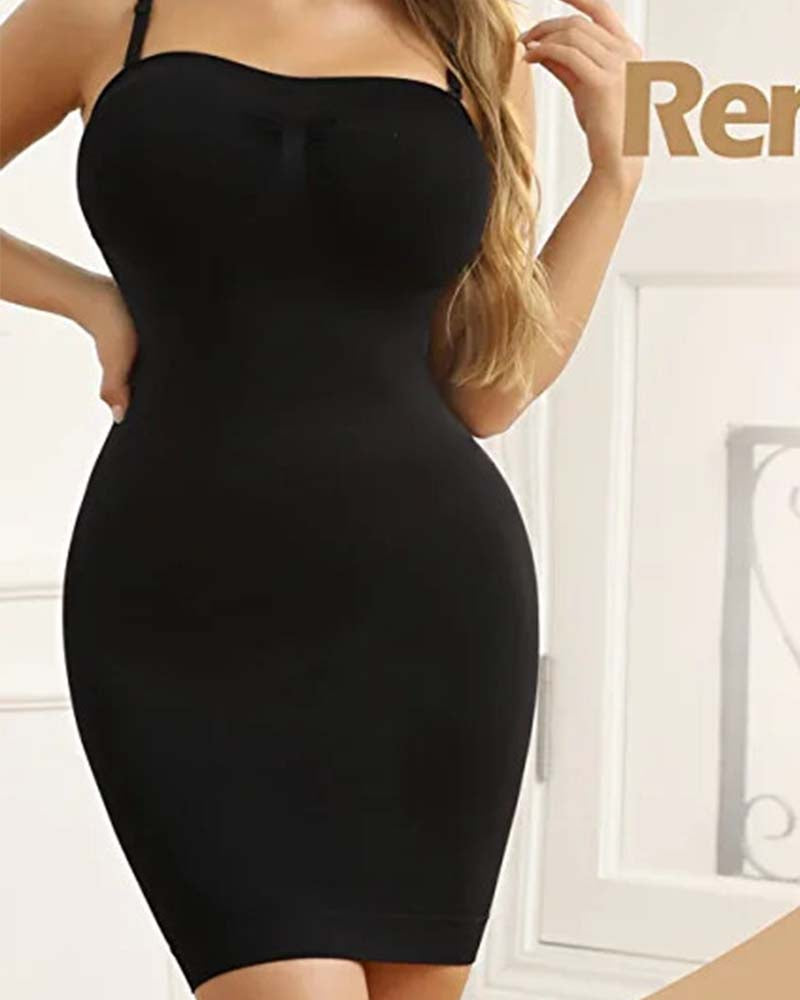 Seamless Shapewear Body Shaper Slip Under Dresses for Women