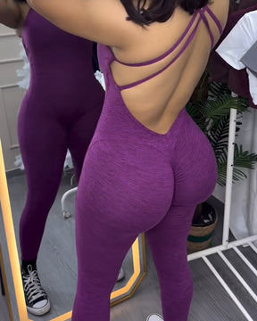 Beautiful Back And Butt Lift Yoga Jumpsuit