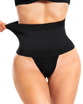 Women's Waist Cincher Shaper Thong Tummy Control High Waist Slimmer Shapewear Panty