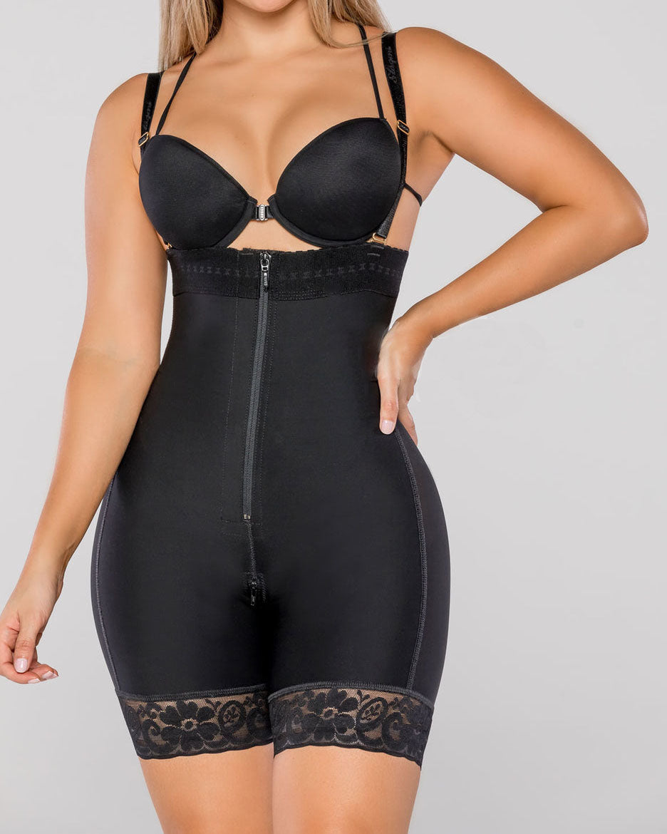 Shapshe® Women's Invisible Strapless Shapewear Shorts Fajas High Waist Zipper Shorts