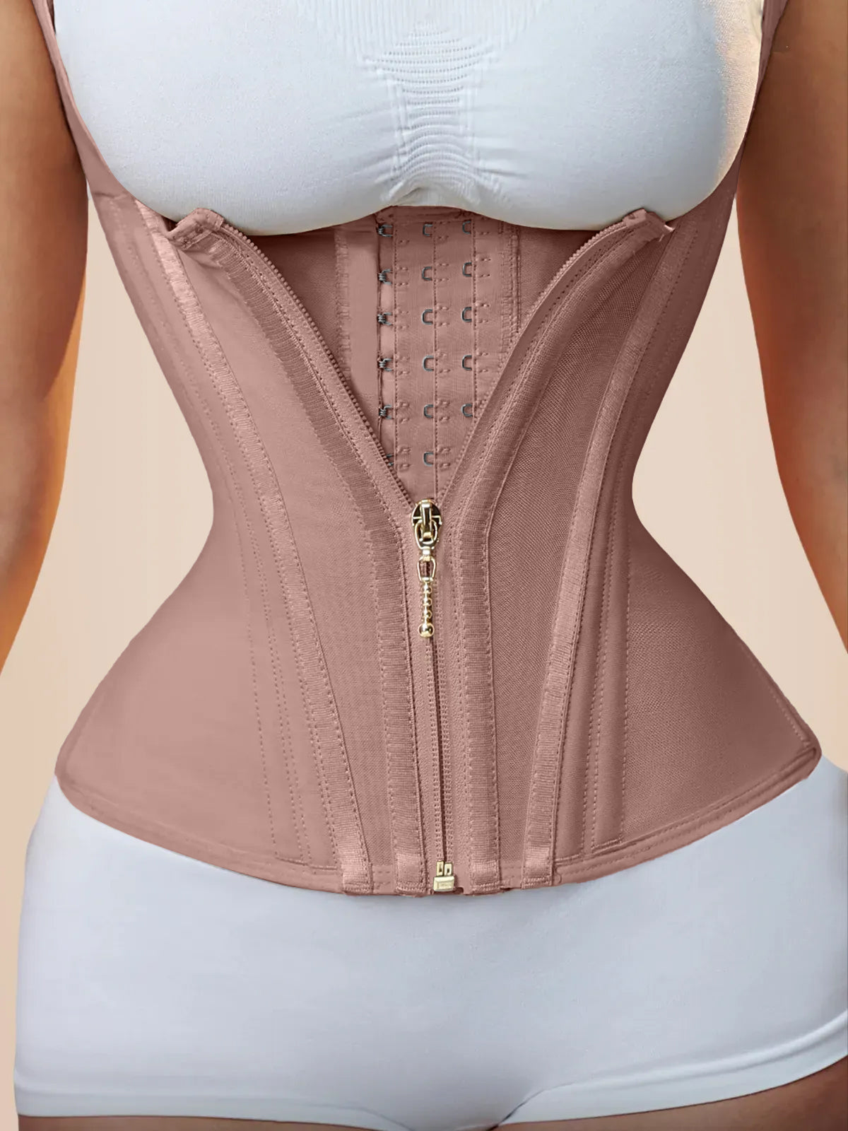 Entrenador de cintura para mujer Body Shaper Corset Chaleco Tank Top con huesos de acero