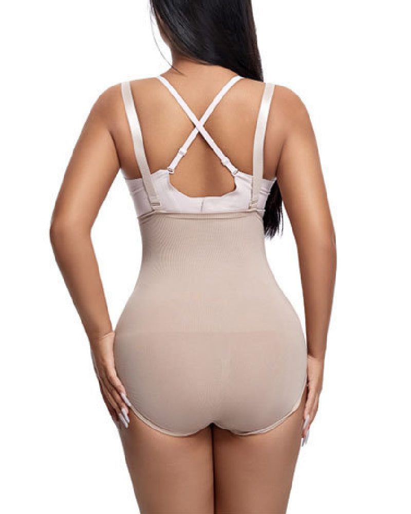 Women's Tummy Control Adjustable Buckle Front Open Bust Shapewear