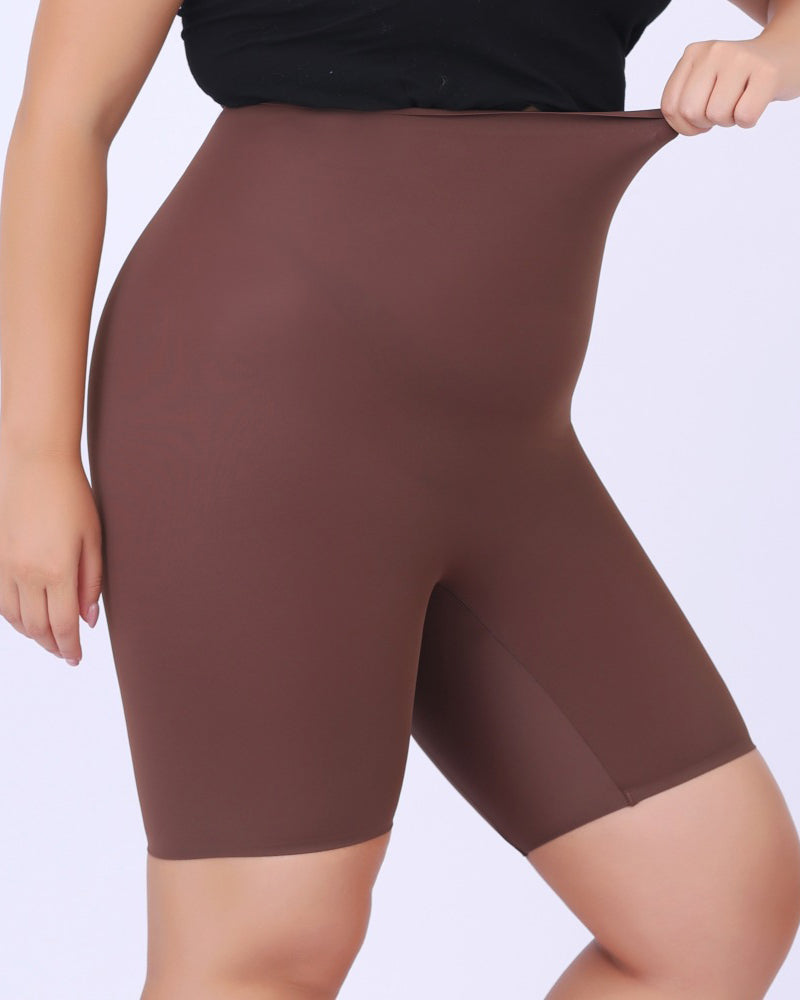 Pantalones cortos moldeadores de control de barriga de cintura alta lisos que adelgazan las bragas bóxer transpirables