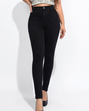 High Waist Slim Fit Skinny Jeans for Women with Elasticity