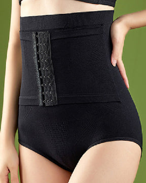 9-Breasted Hooks High Waist Tummy Control Butt Lift Shapewear Panties