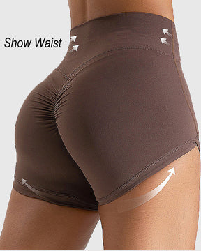 Seamless Hip-lifting Sports Yoga Shorts