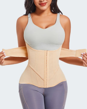 Buckle Waist Trainer High Compression Tummy Control Corset