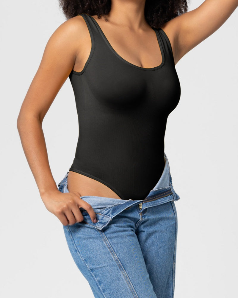 Women's Seamless Bodysuit With Tummy Control