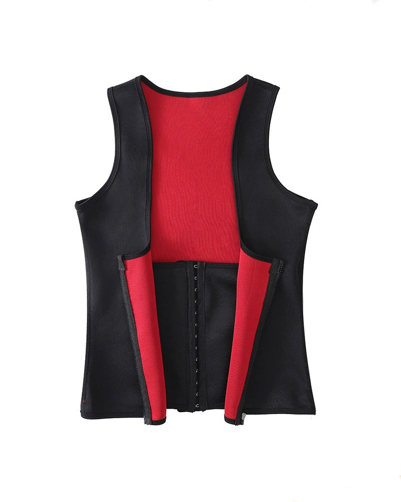 Strong Tummy Control Sports Waist Trainer Vest High Back Sauna Sweat Corset