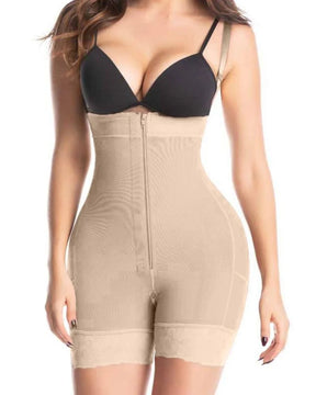 Slimming Fajas Colombian Adjustable Shapewear Lace Trim