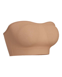 Sujetador push up sin tirantes para mujer sin anillo de acero Top de tubo sin costuras