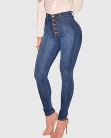 Women's High-Waisted Butt-Lifting Skinny Jeans