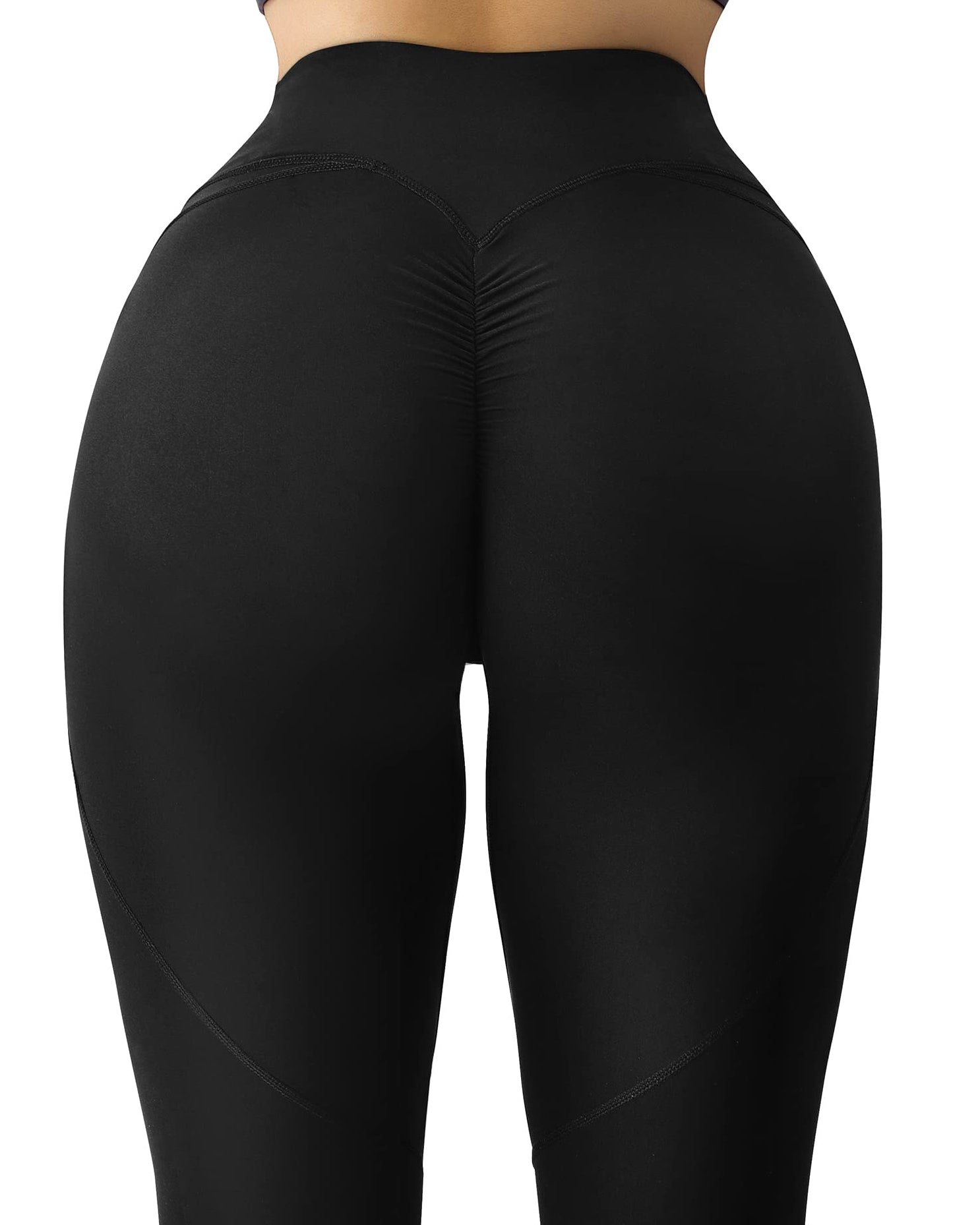 Women's V Cross Waist Tight Hip Lift Leggings High Waist Yoga Pants