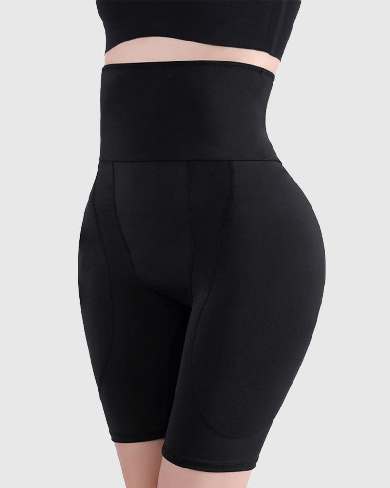 Pantalones cortos moldeadores de cintura alta para mujer, levantan la barriga y levantan la cadera