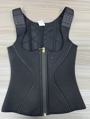 Women's Double Compression Bone Waist Trainer Tummy Control Postpartum Corset Vest