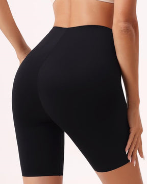 Ropa interior con control de barriga de cintura alta para mujer, pantalones cortos moldeadores adelgazantes