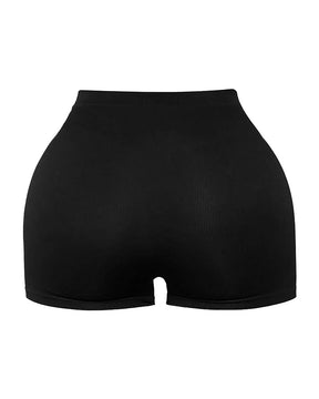 Women's Summer Elastic Butt Lift Yoga Shorts Soft Tight Fitness Leggings Shorts