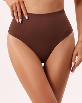 Women's Seamless Mid-Rise Shaping Thong