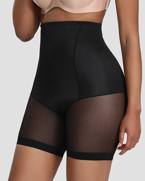 Seamless Mesh Breathable Shapewear Shorts Tummy Control Hip-Lift Corset Shaping Pants