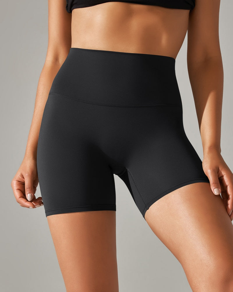 Skinny High Waist Stretch Yoga Shorts