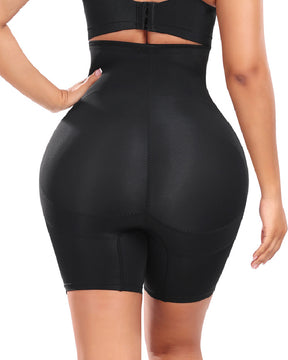 Women's Tummy Shaper Smooth High Waist Elastic Front Hooks Shapewear Shorts