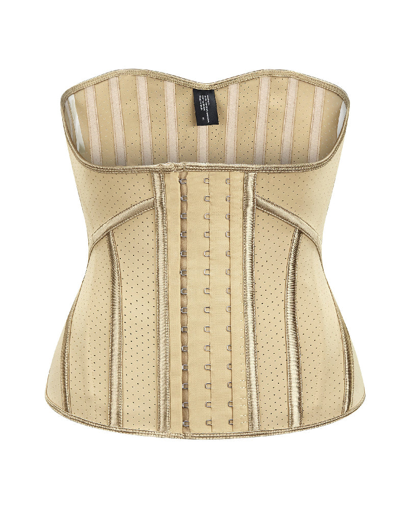 Women's Latex U Shaped Underbust Waist Trainer Tummy Control Sports Hourglass Corset