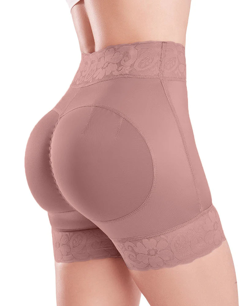 Shaping Shorts with Lace Butt Lifters for Women