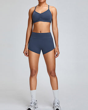 Seamless Hip-lifting Sports Yoga Shorts