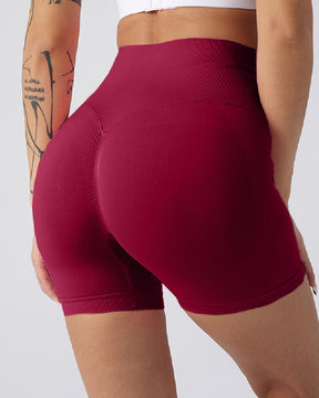 Women's Seamless High Waist Yoga Tights Shorts Butt Lift Solid Fitness Shorts