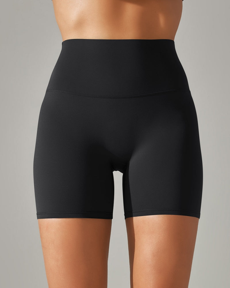 Skinny High Waist Stretch Yoga Shorts