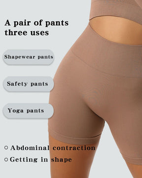 Mid-rise Tummy Control Hip Lift Thin Style Shaping Shorts