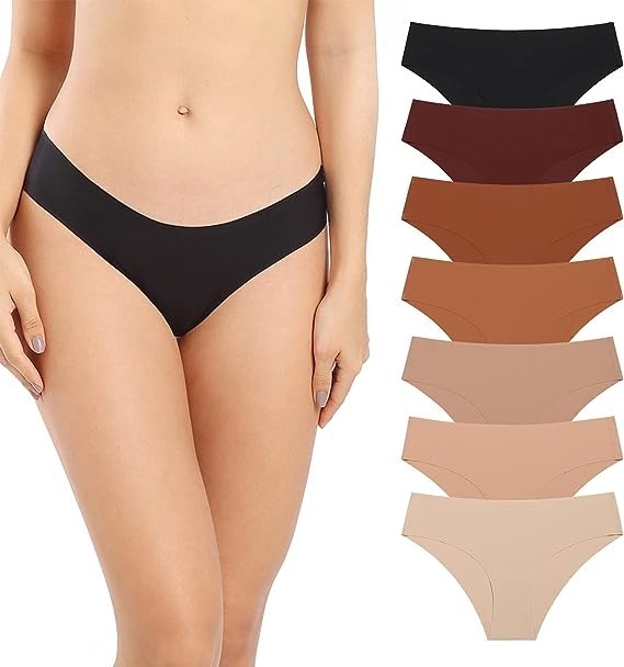 Sexy Ice Silk Low-Rise Panties Seamless Multicolor Briefs Lingerie